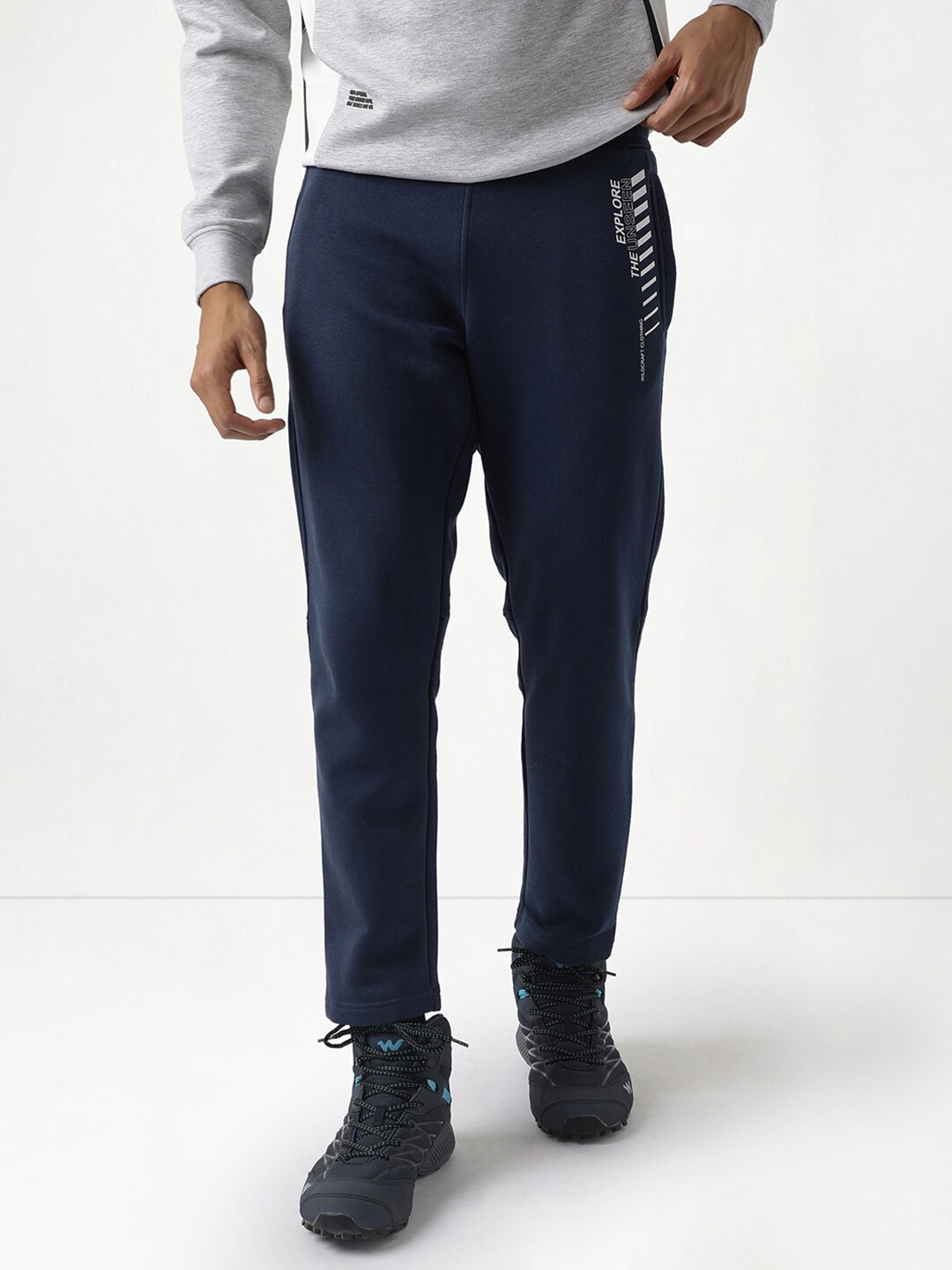 

Wildcraft Men Anti Odour Cotton Track Pants, Blue