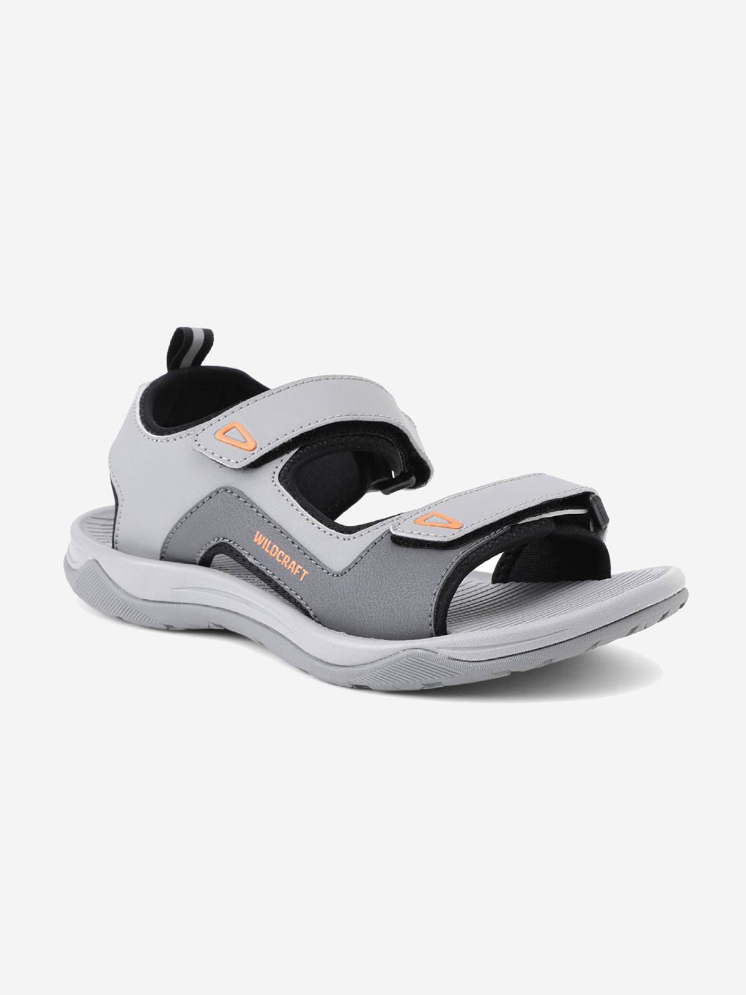 

Wildcraft Men Textured Lightweight Sports Sandals, Grey