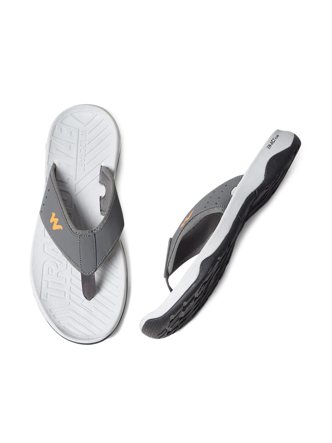 

Wildcraft Men Self Design Thong Flip-Flops, Grey