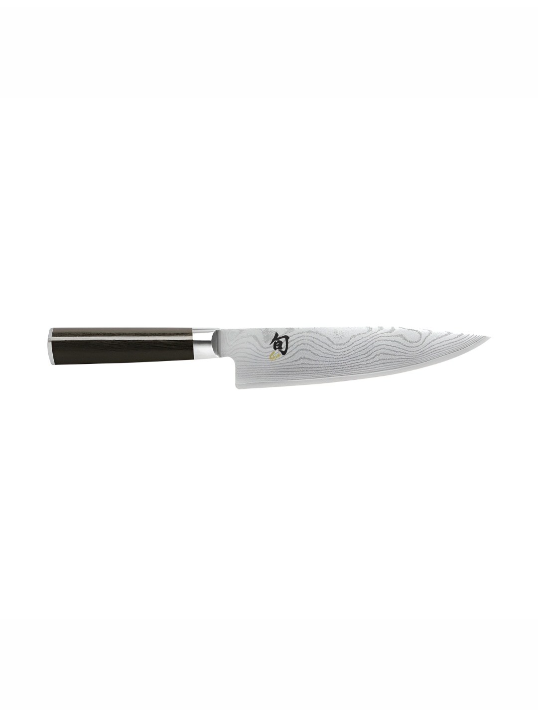 

KAI Black & Silver Toned Wooden Secure Grip Knife