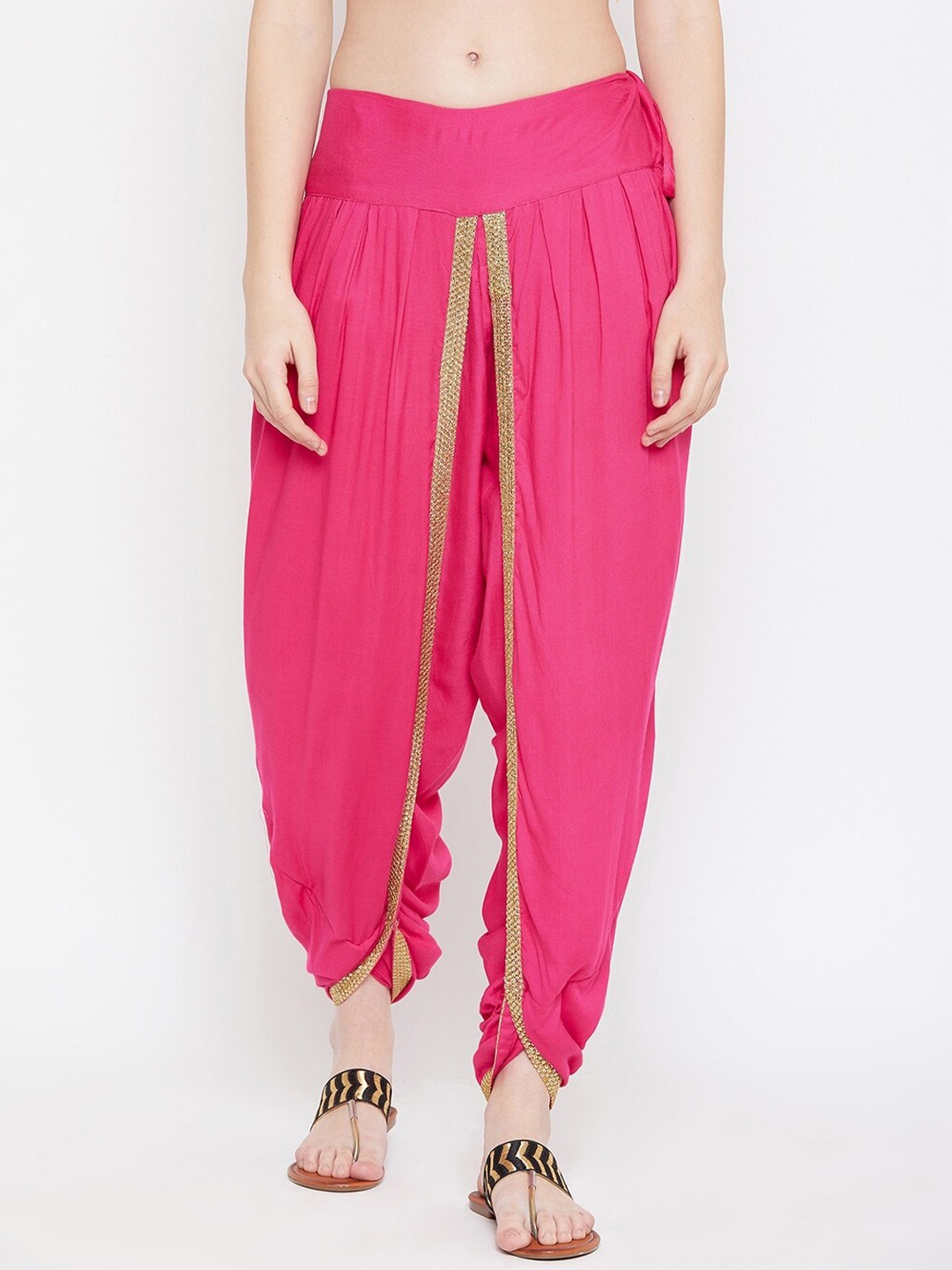 

studio rasa Women Embellished Dhotis, Fuchsia