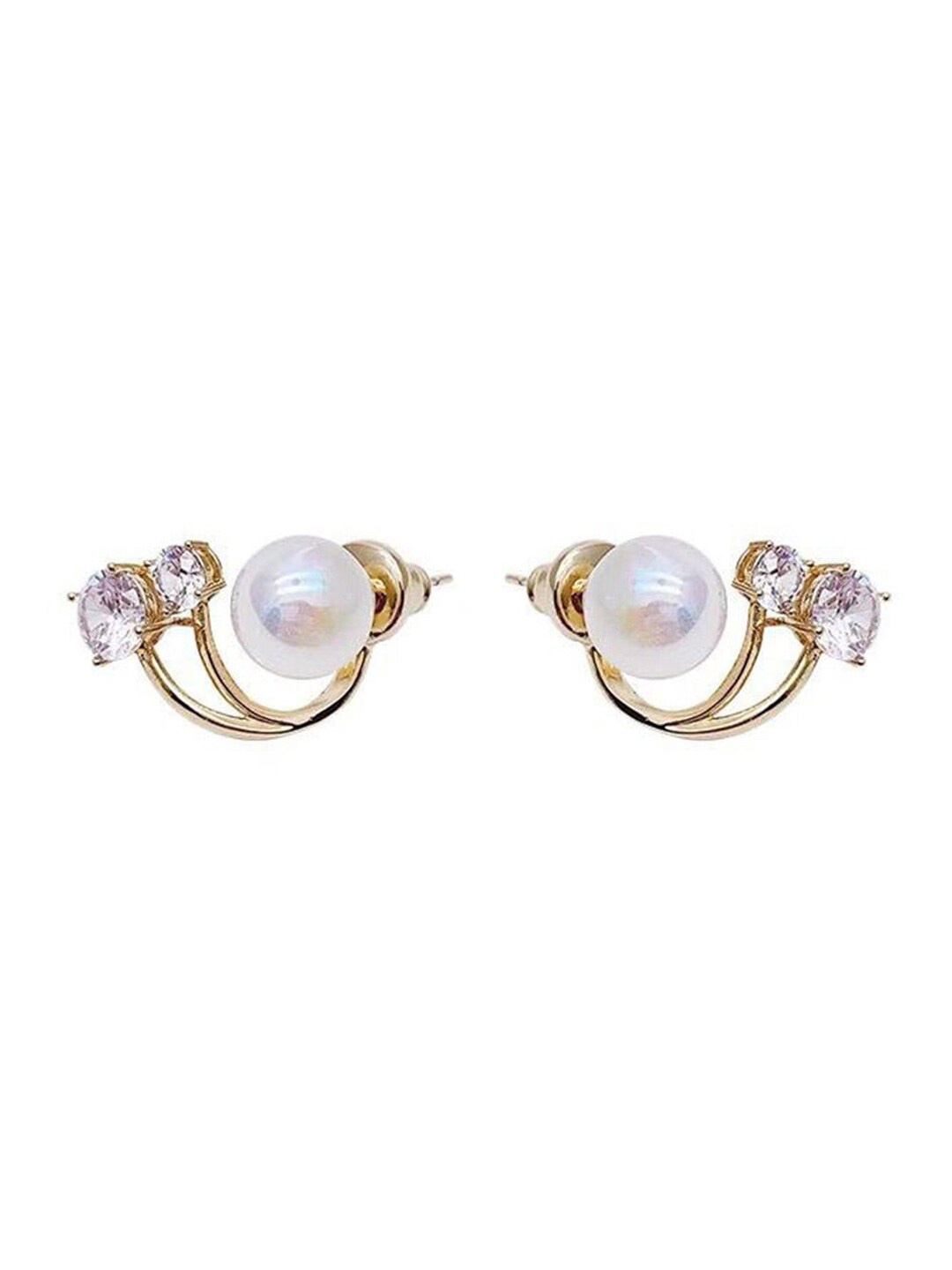 

FIMBUL Gold-Plated Classic Stud Earrings