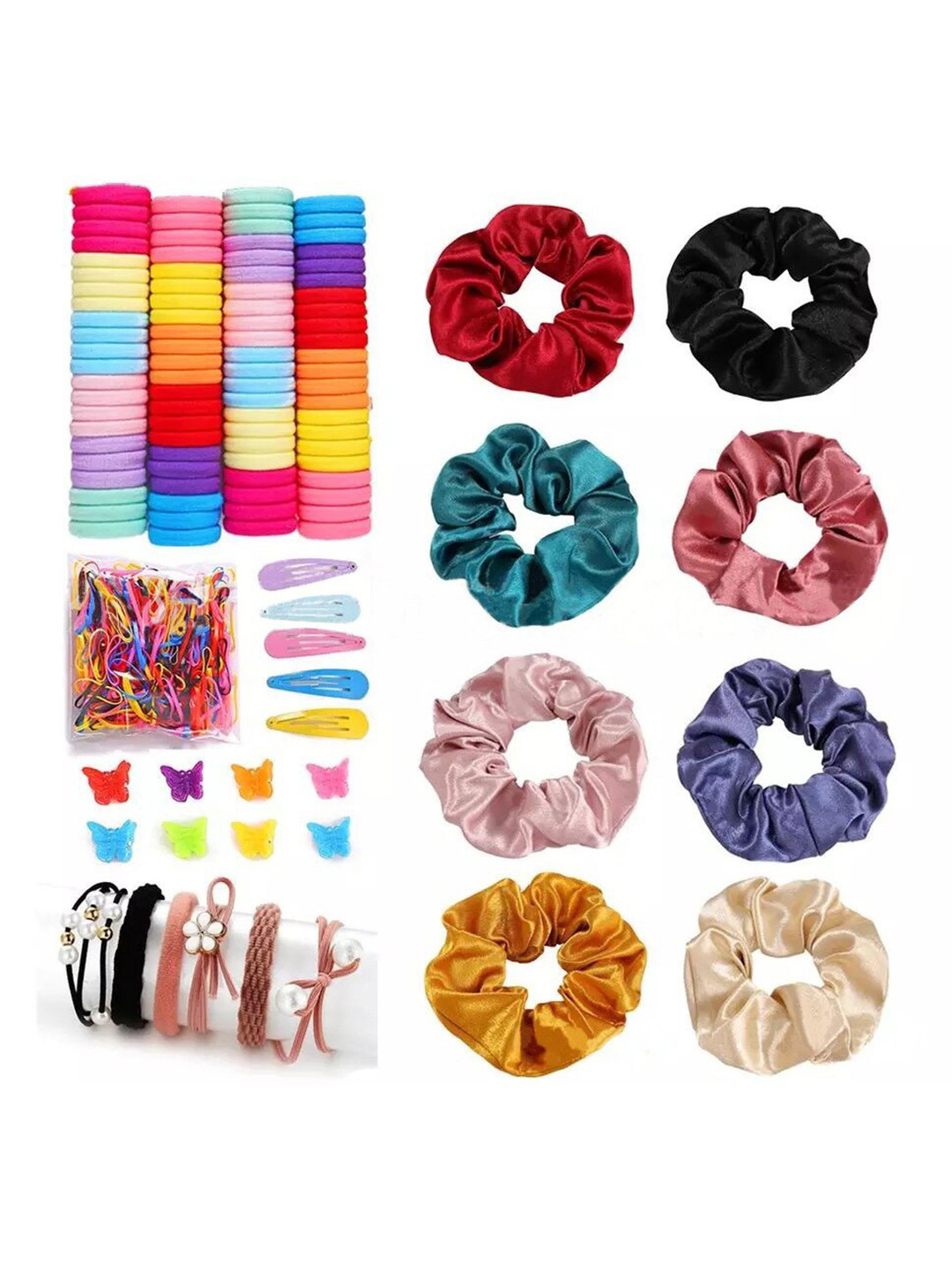 

Shining Diva Fashion Girls Hair Accessory Set, Orange
