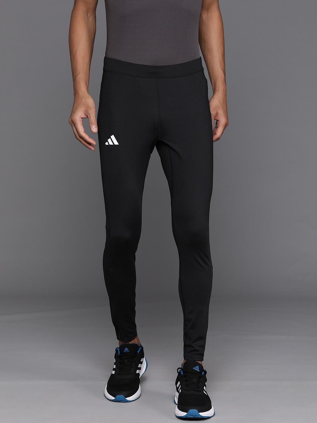 

ADIDAS Men Adizero Essentials Running Tights, Black