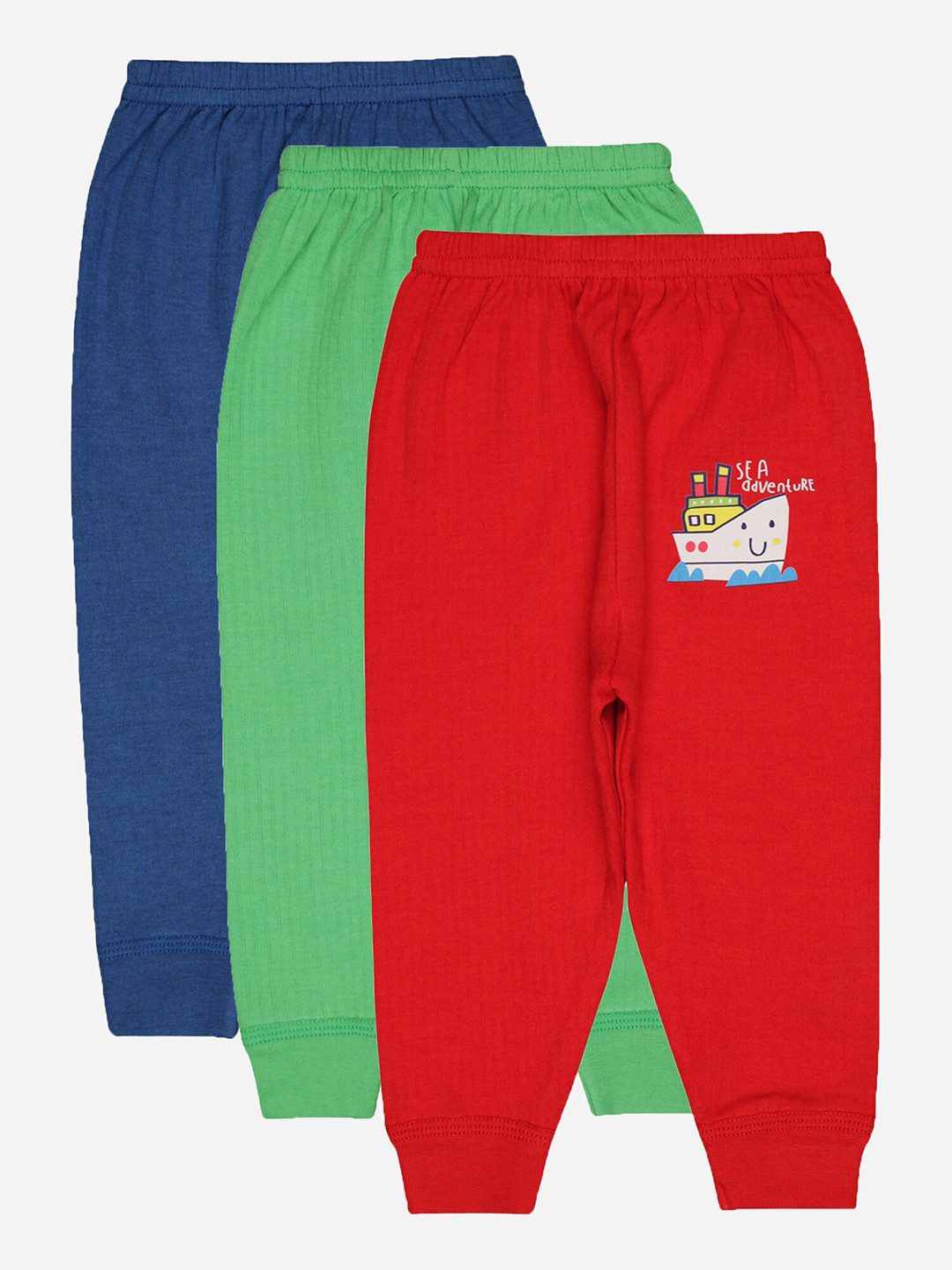 

BODYCARE INSIDER Infants Pack Of 3 Thermal Bottoms, Red