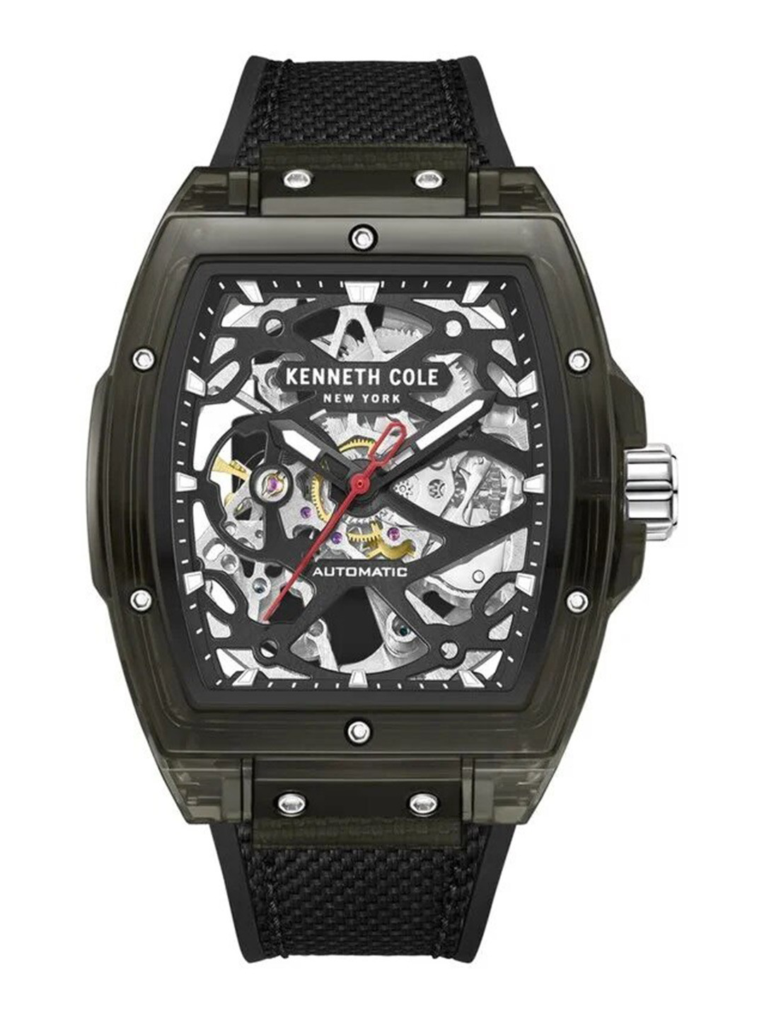 

Kenneth Cole New York Men Analogue Automatic Motion Powered Watch KCWGR0037301MN, Black