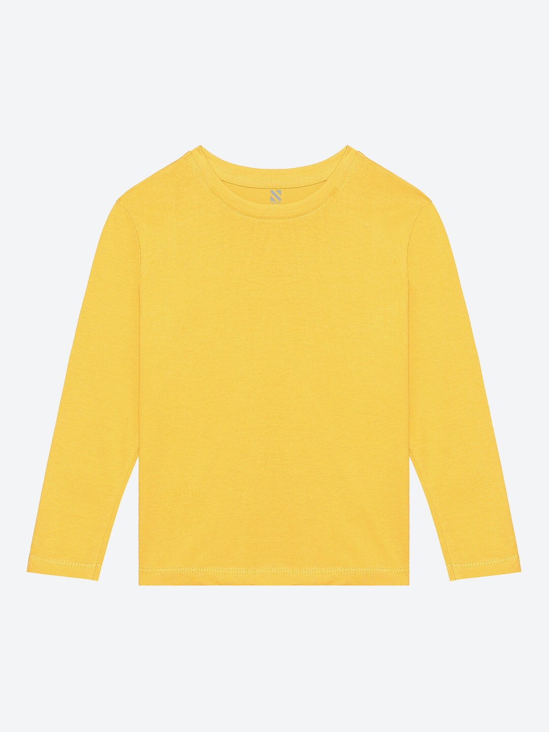 

BAESD Girls Round Neck Casual T-shirt, Yellow