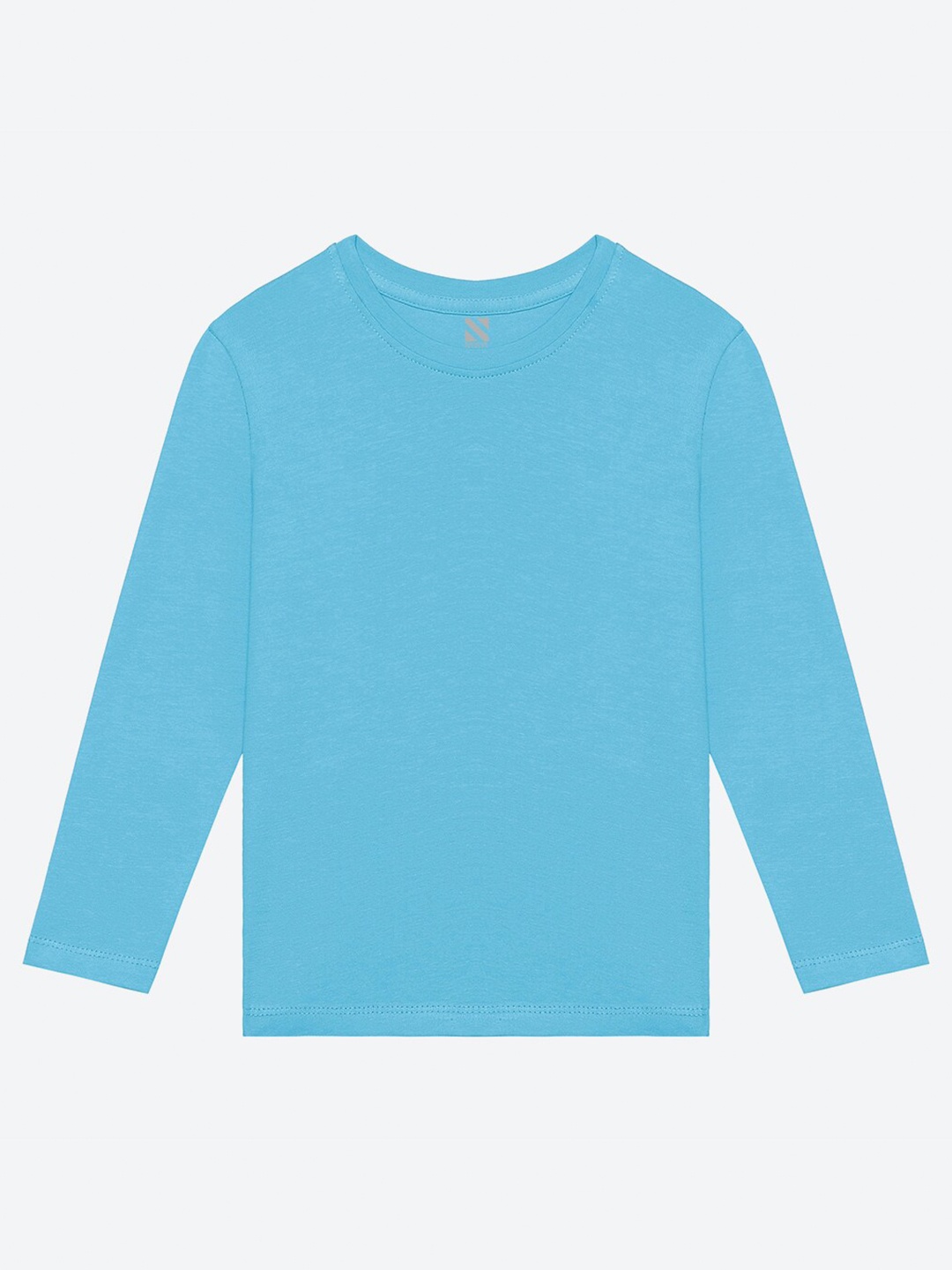 

BAESD Girls Long Sleeves Round Neck Cotton Casual T-shirt, Blue
