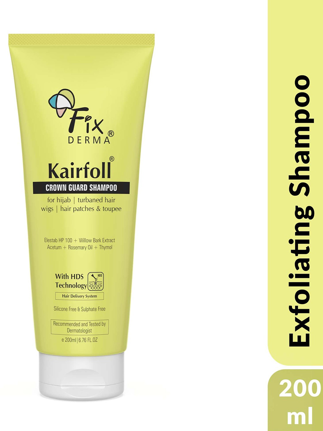

FIXDERMA Kairfoll Crown Guard Shampoo With HDS Technology - 200ml, Yellow
