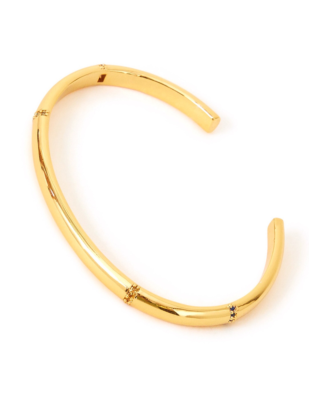 

Accessorize London 14K Gold-plated Bamboo Cuff Bracelet