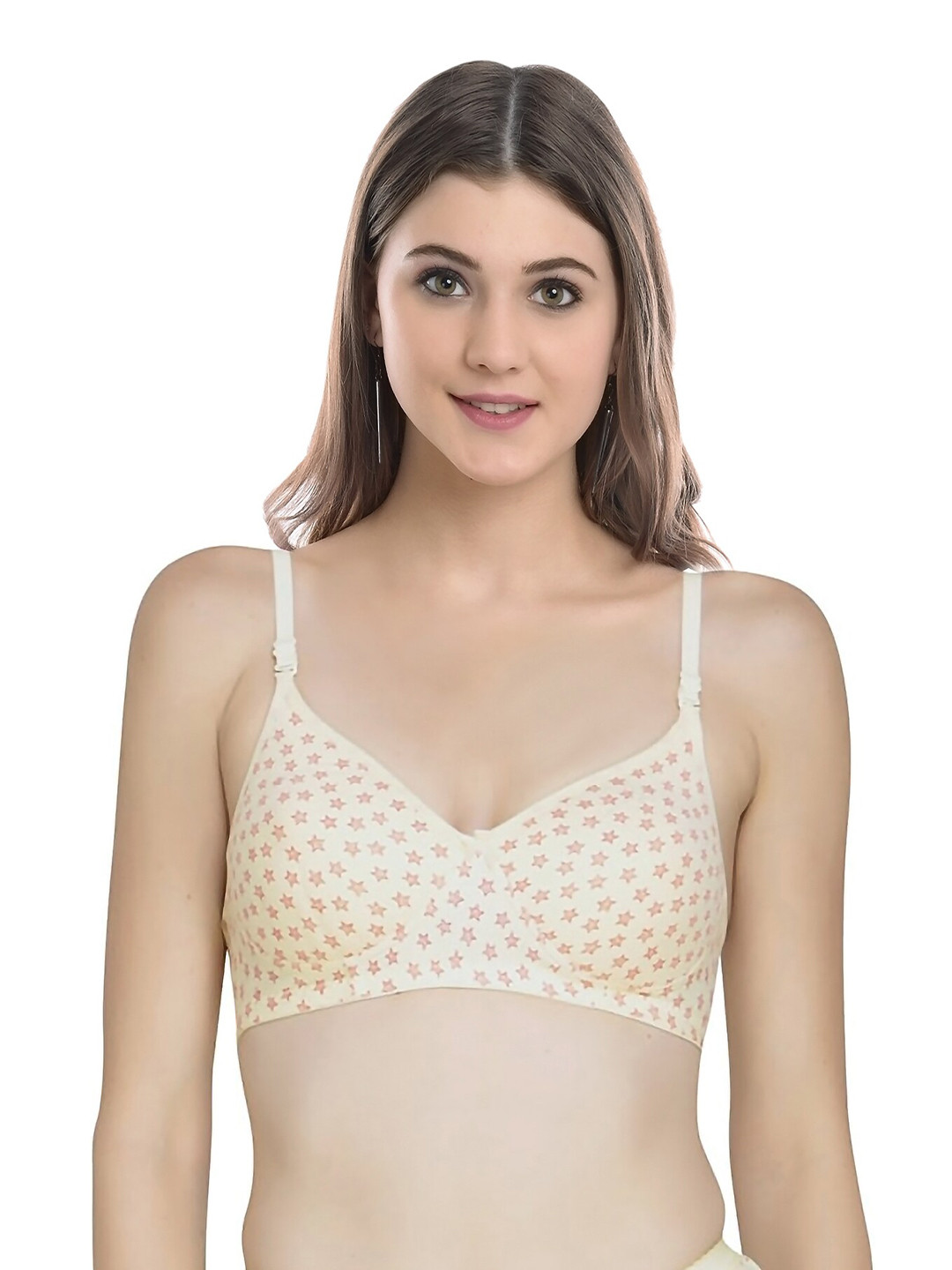 

Aamarsh Printed Cotton Brief Lingerie Set, Yellow