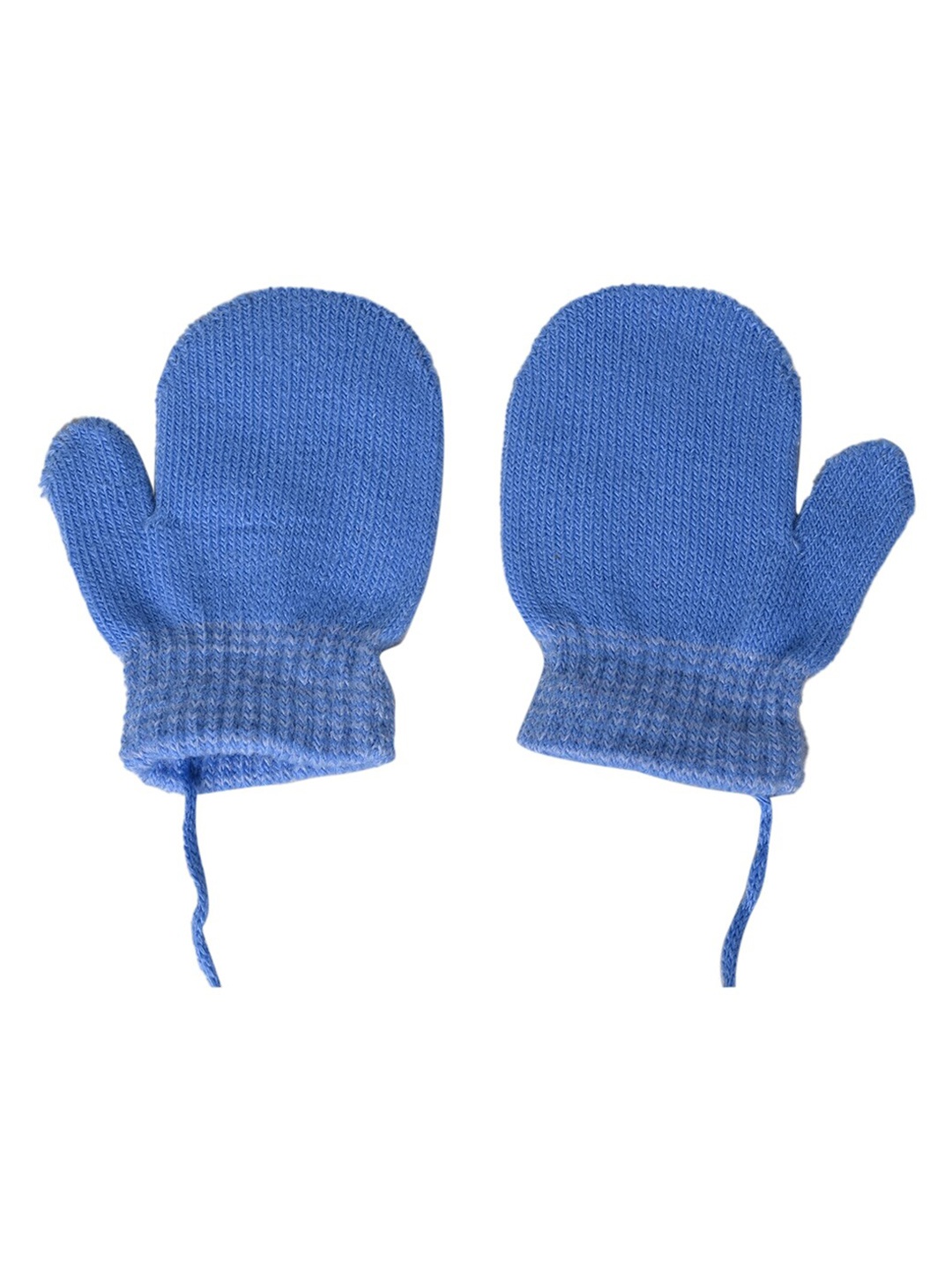

KID-O-WORLD Boys Patterned Woollen Gloves, Blue