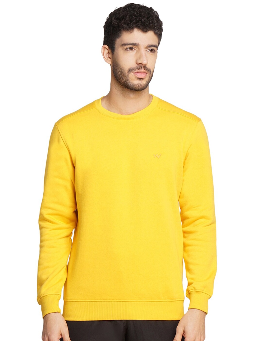 

Wildcraft Round Neck Long Sleeves Sweatshirt, Yellow