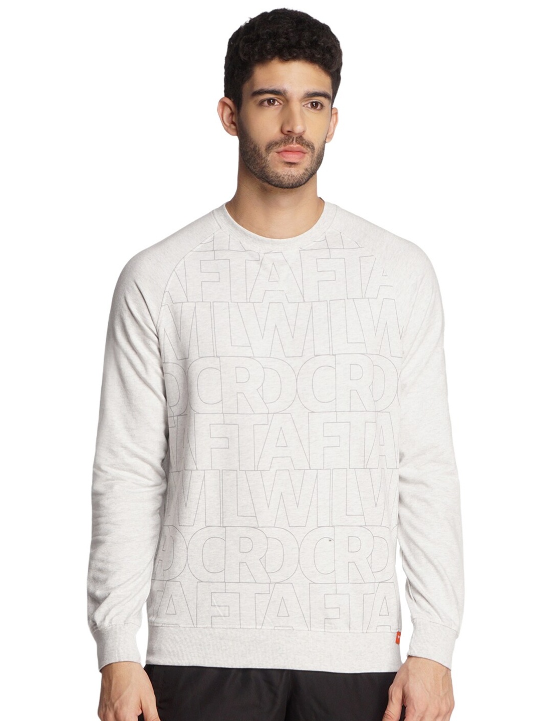 

Wildcraft Alphanumeric Printed Round Neck Cotton Pullover Sweatshirt, Grey