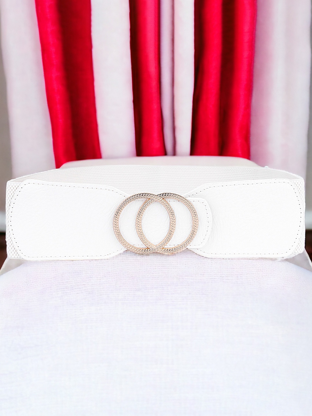 

Kastner Women Stretchable Belt, White