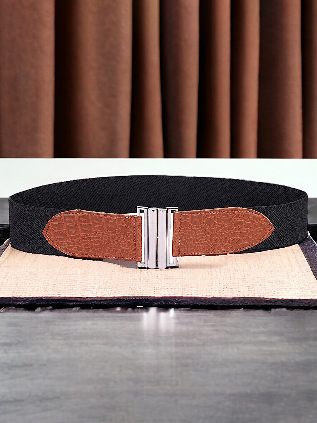 

Kastner Women Stretchable Canvas Belt, Black