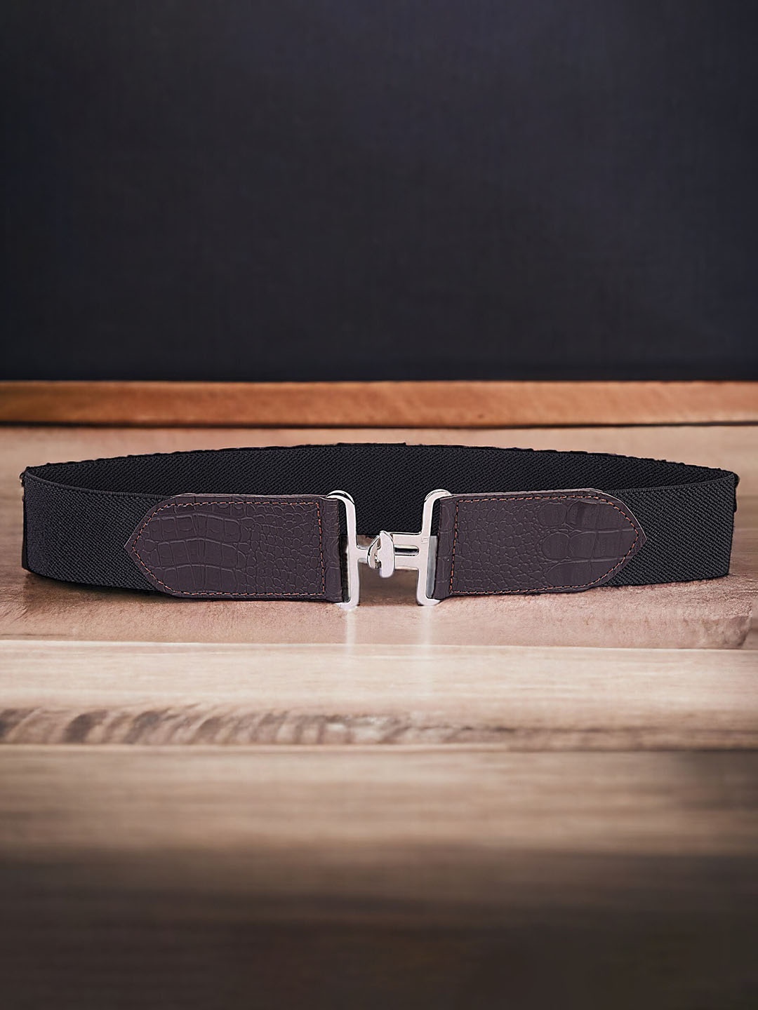 

Kastner Women Canvas Stretchable Belt, Black