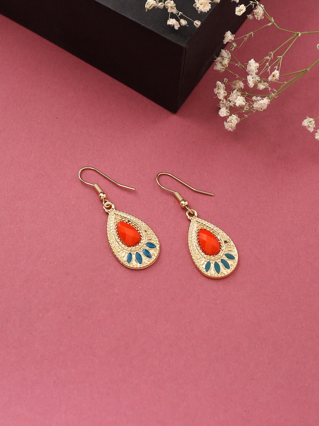 

VIRAASI Gold Plated Drop Earrings