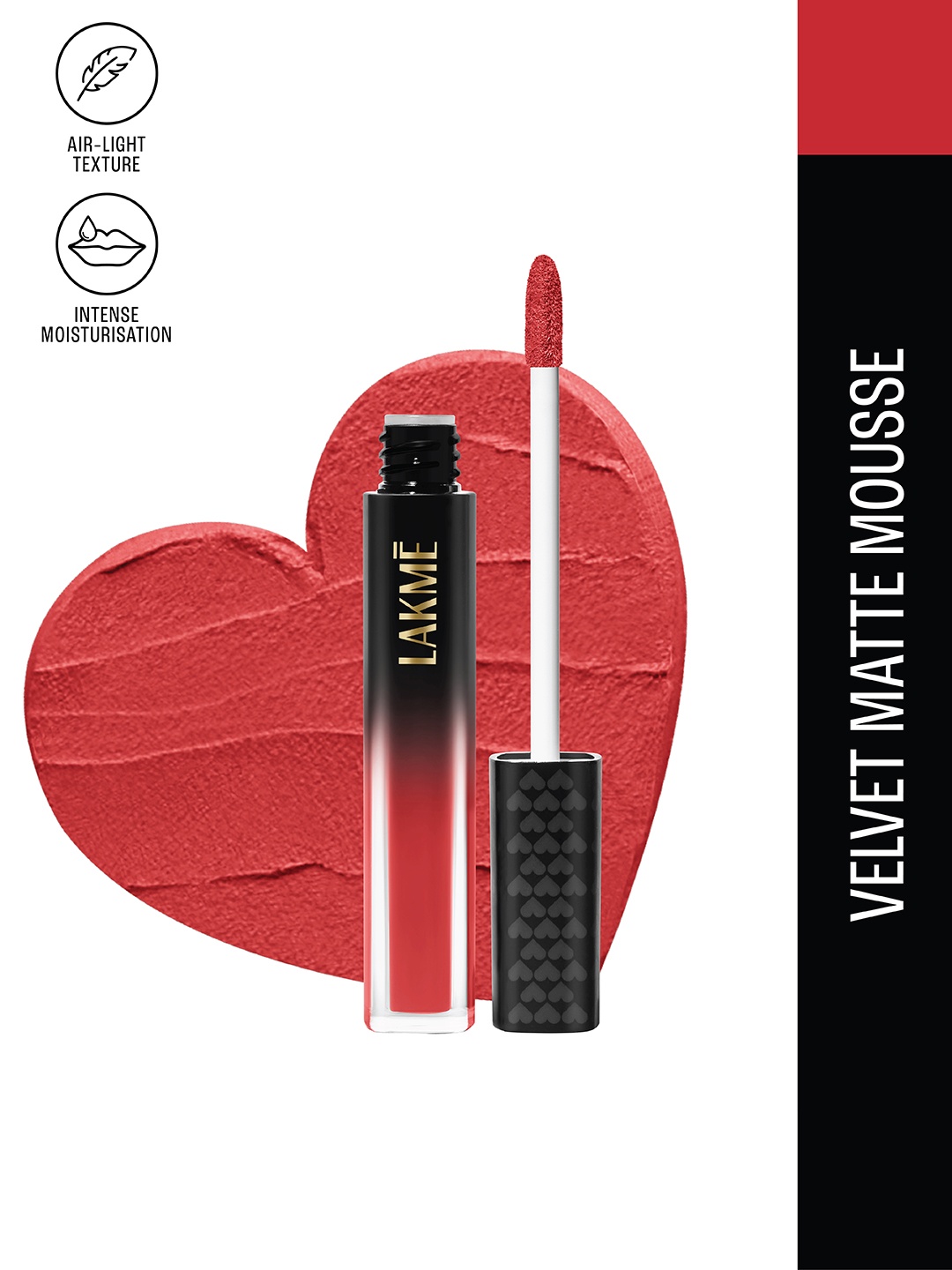 

Lakme Xtraordin-airy Velvet Matte Lip Mousse with Cocoa Butter 4.6 g - Rebound Red