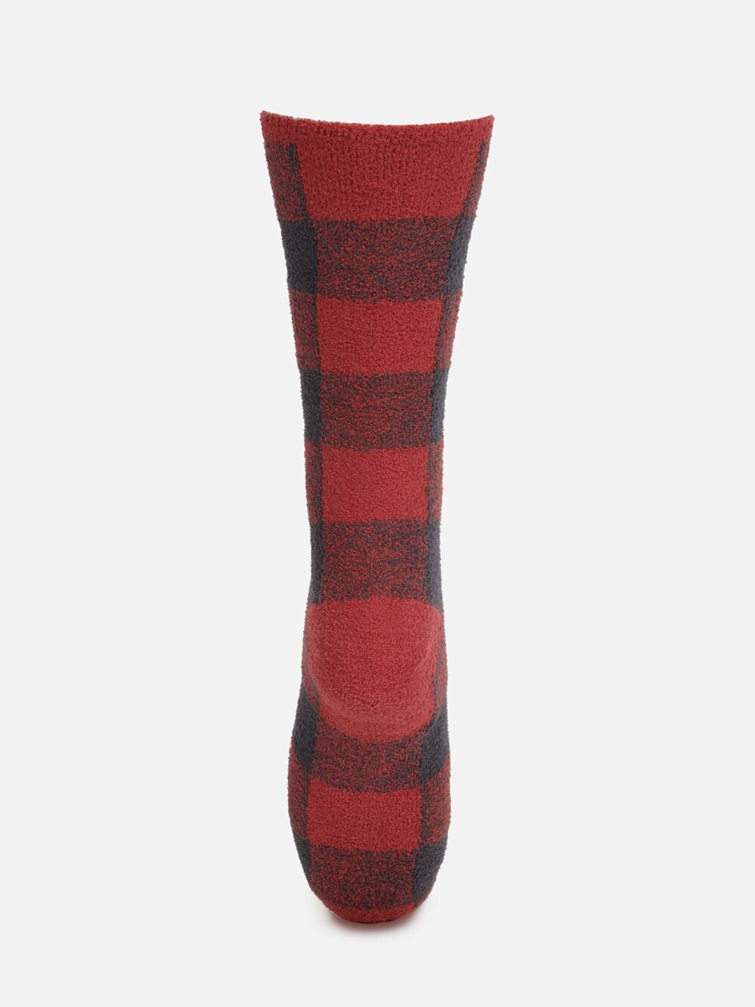 

AMERICAN EAGLE OUTFITTERS Men Striped Calf Length Socks, Red