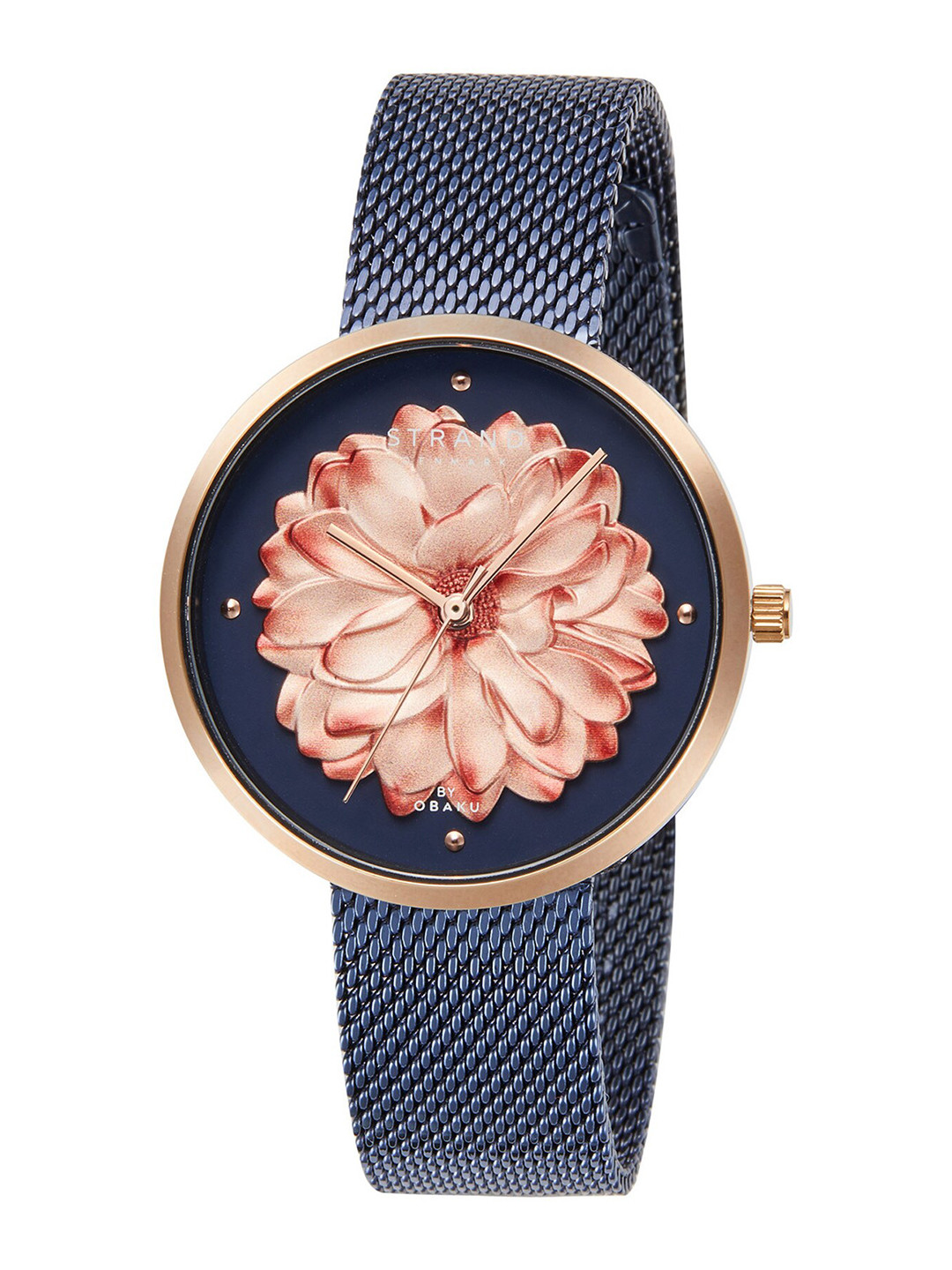 

STRAND BY OBAKU Women Bracelet Style Straps Analogue Watch S700LHVLML, Blue