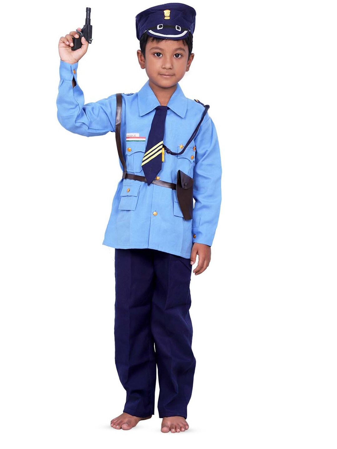 

BAESD Unisex Kids Air Force Costume Shirt with Trousers, Blue