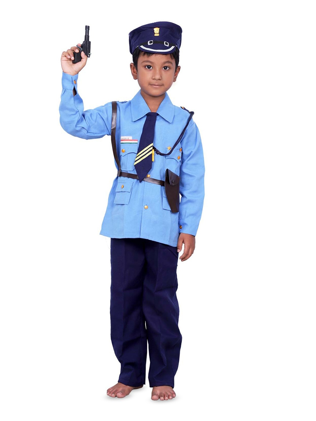 

BAESD Kids Shirt with Trousers & Cap Air Force Costume Wear, Blue