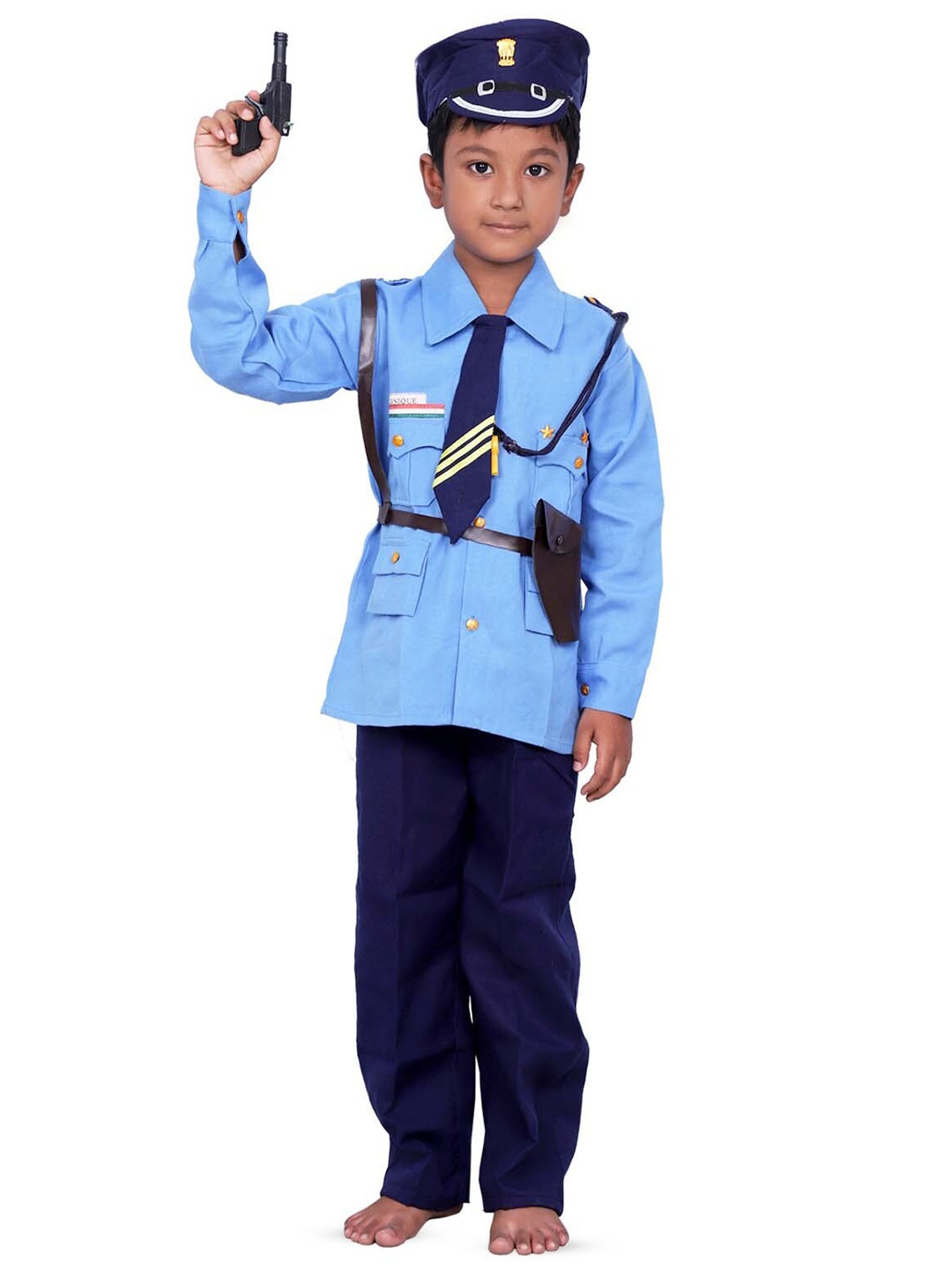 

BAESD Kids Air Force Costume Shirt with Trousers, Blue