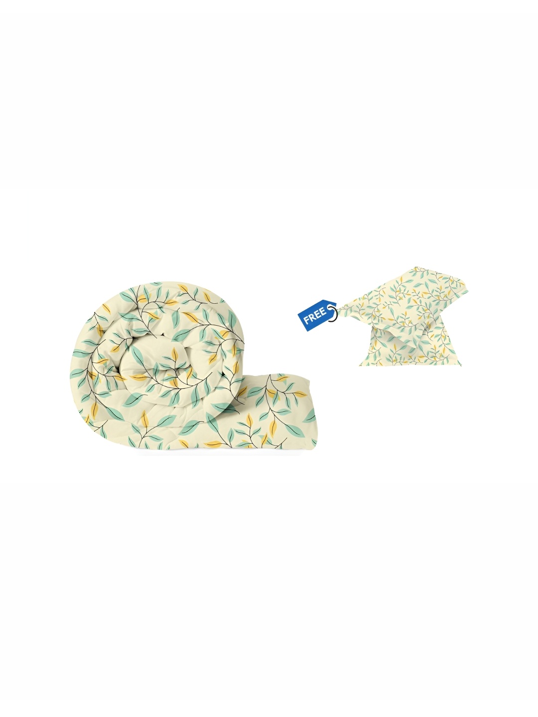 

bsb home Green & Yellow Heavy Winter 210 GSM Double Bed Comforter