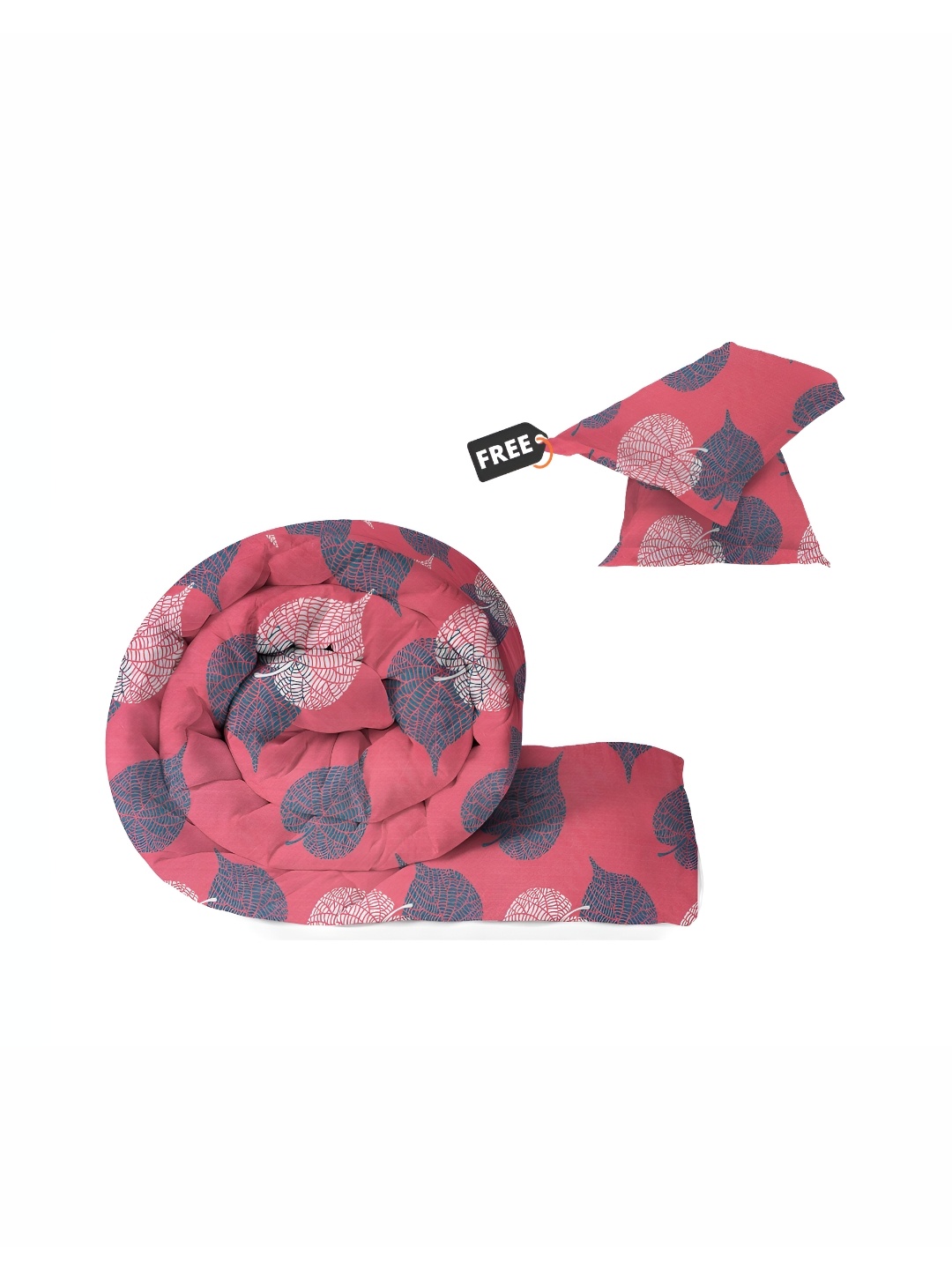 

bsb home Blue & Pink Abstract Printed Heavy Winter 210 GSM Double Bed Comforter