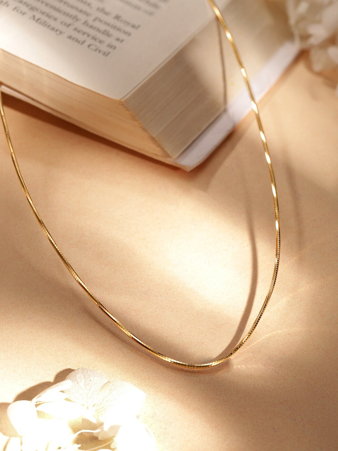 

Rubans Voguish 22K Gold-Plated Chain Necklace