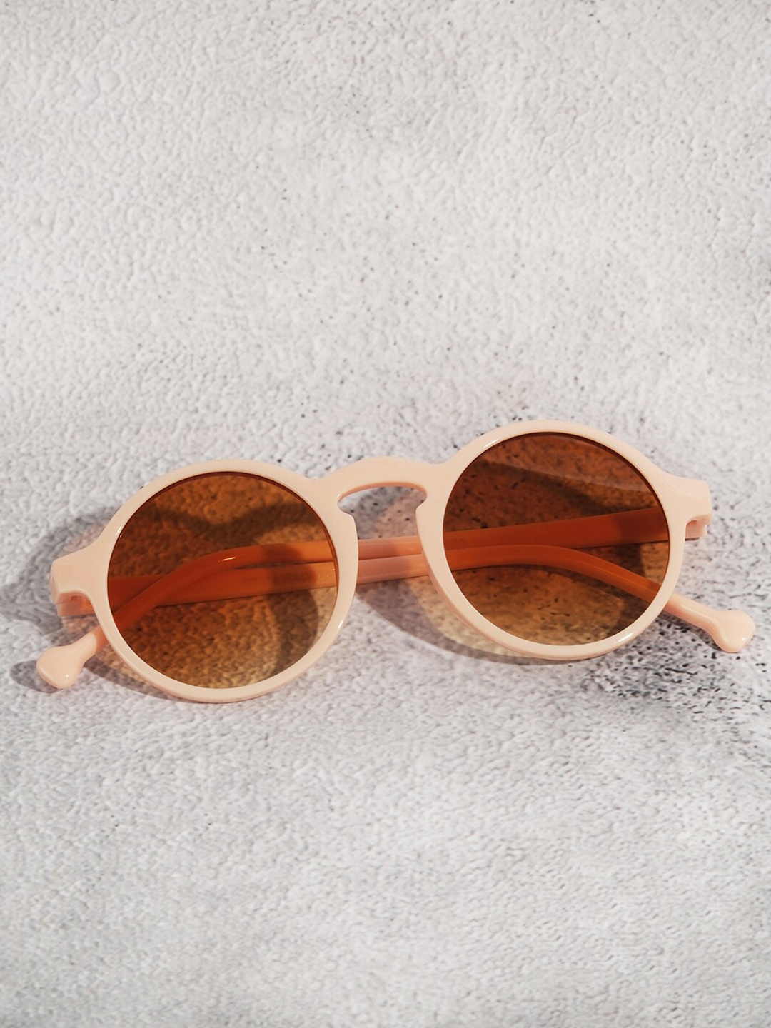 

DukieKooky Kids Round Sunglasses with UV Protected Lens, Brown