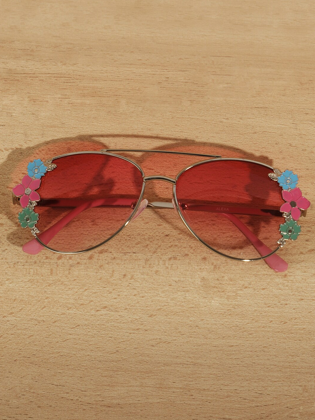 

DukieKooky Kids Aviator Sunglasses with UV Protected Lens DKSG428H, Pink
