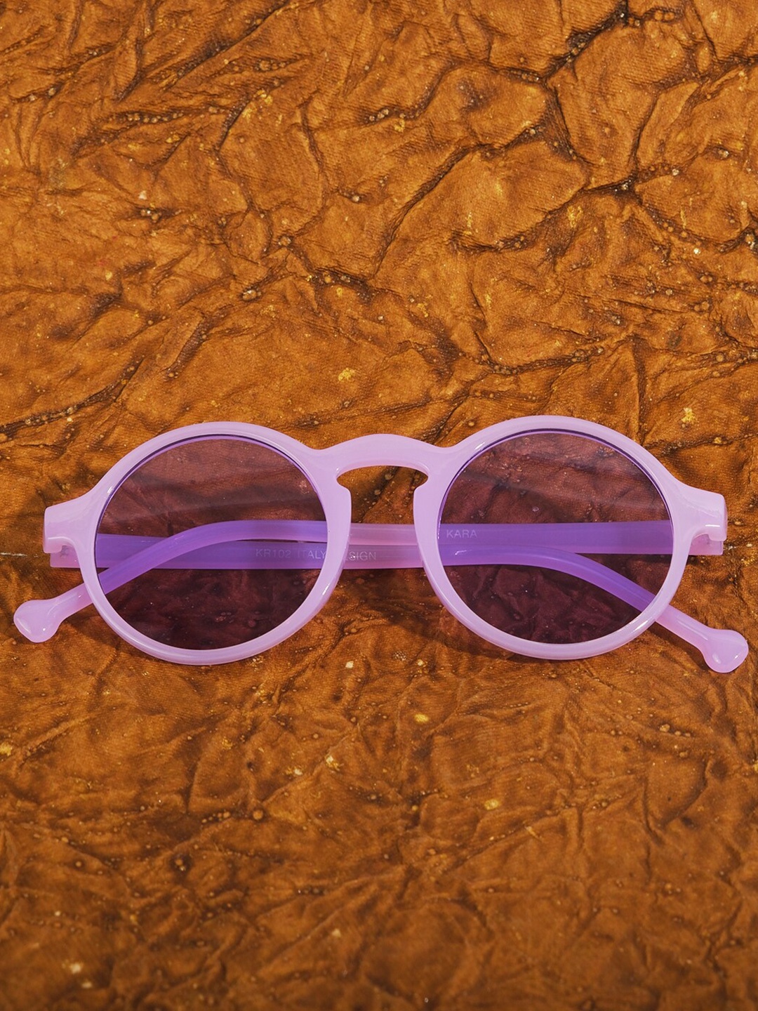 

DukieKooky Kids Round Sunglasses with UV Protected Lens, Purple