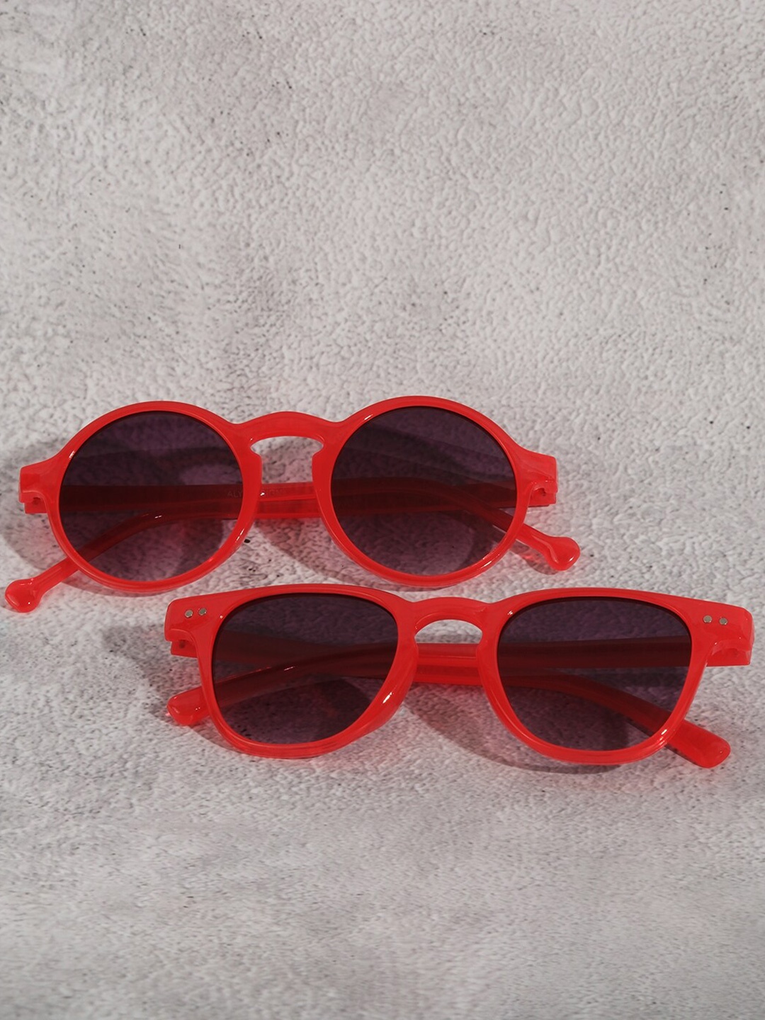 

DukieKooky Kids Round Sunglasses With UV Protected Lens DKSG412F14, Black
