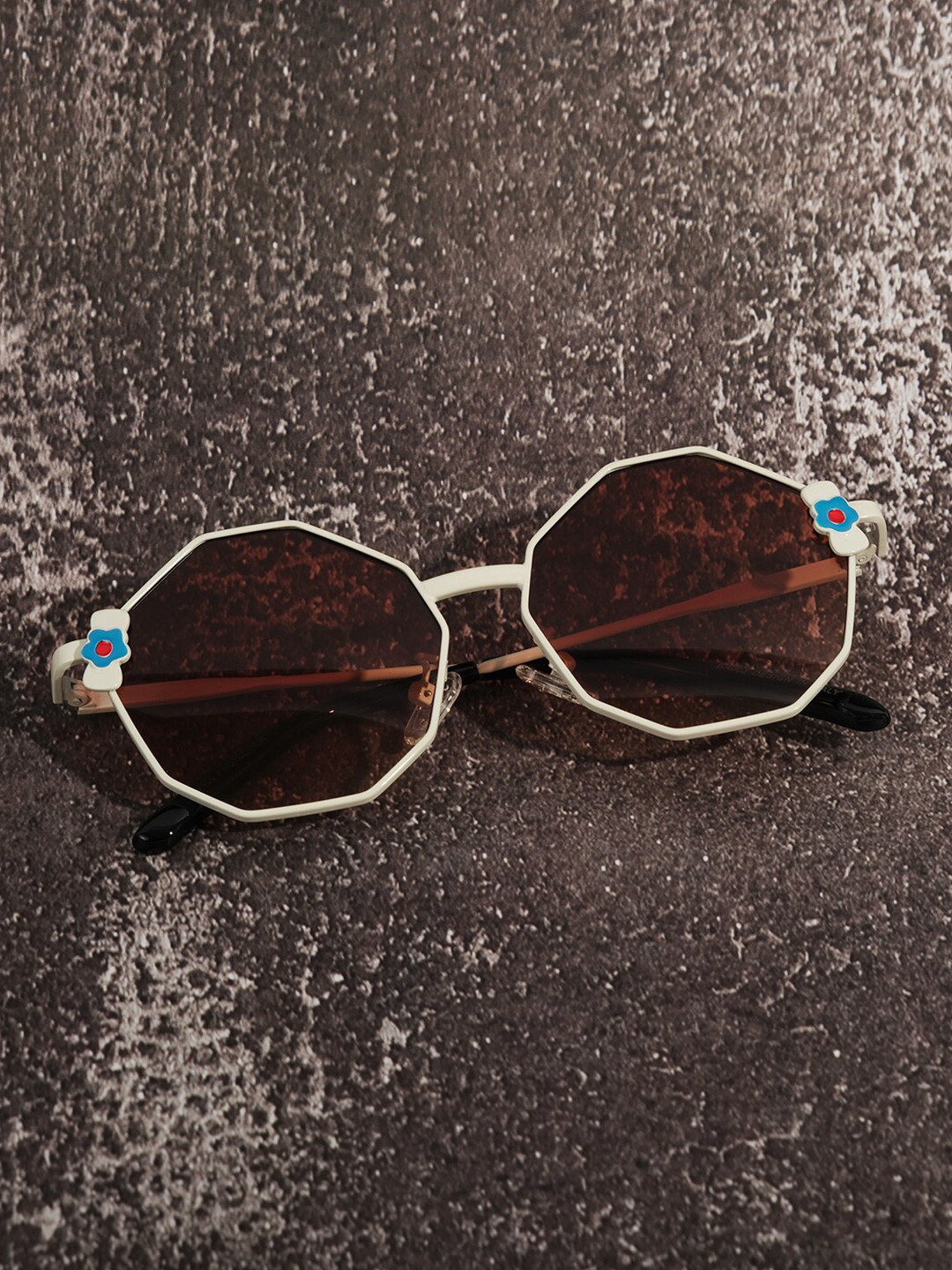 

DukieKooky Kids Round Sunglasses with UV Protected Lens DKSG419H-Brown