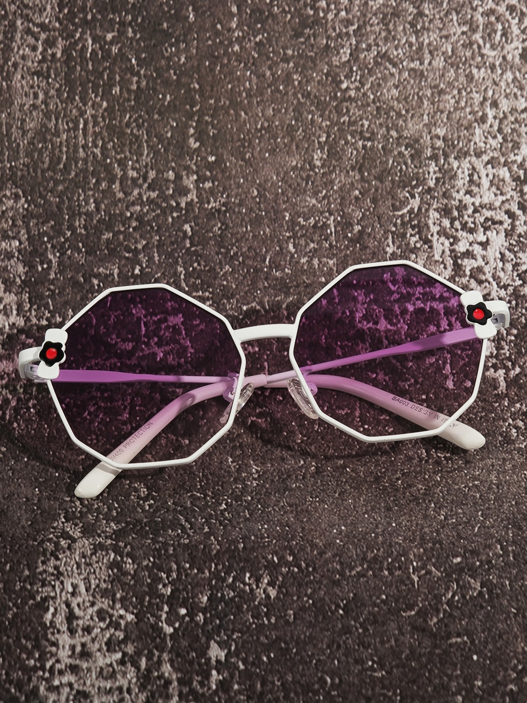 

DukieKooky Kids Round Sunglasses with UV Protected Lens DKSG419C, Purple