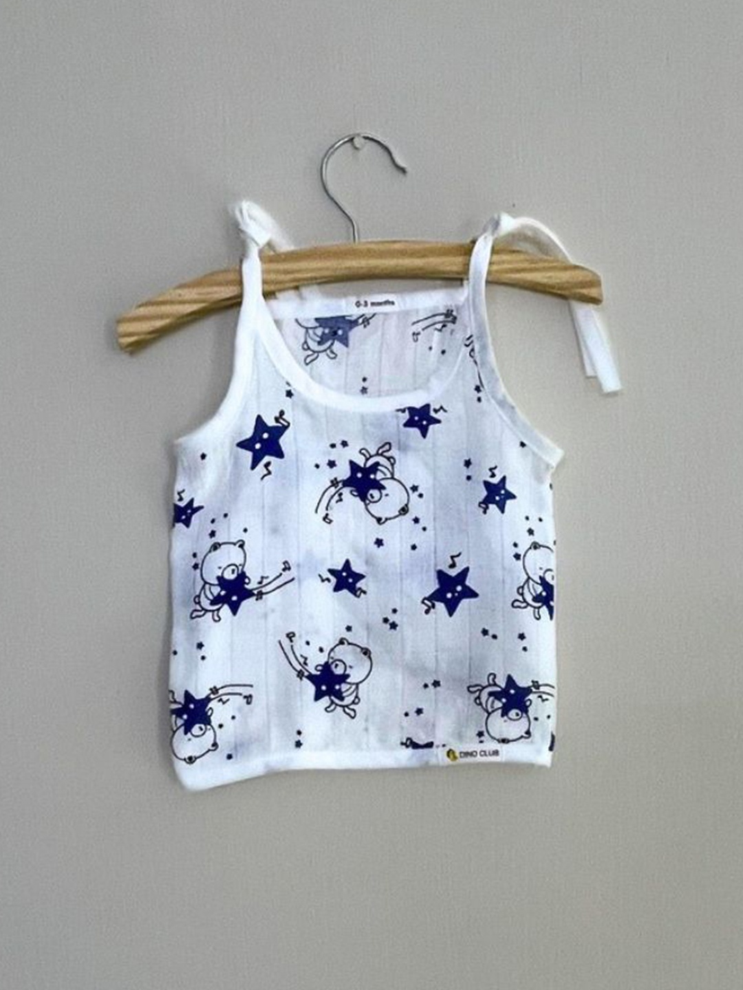 

BAESD Infant Conversational Printed Cotton Innerwear Jhabla, White