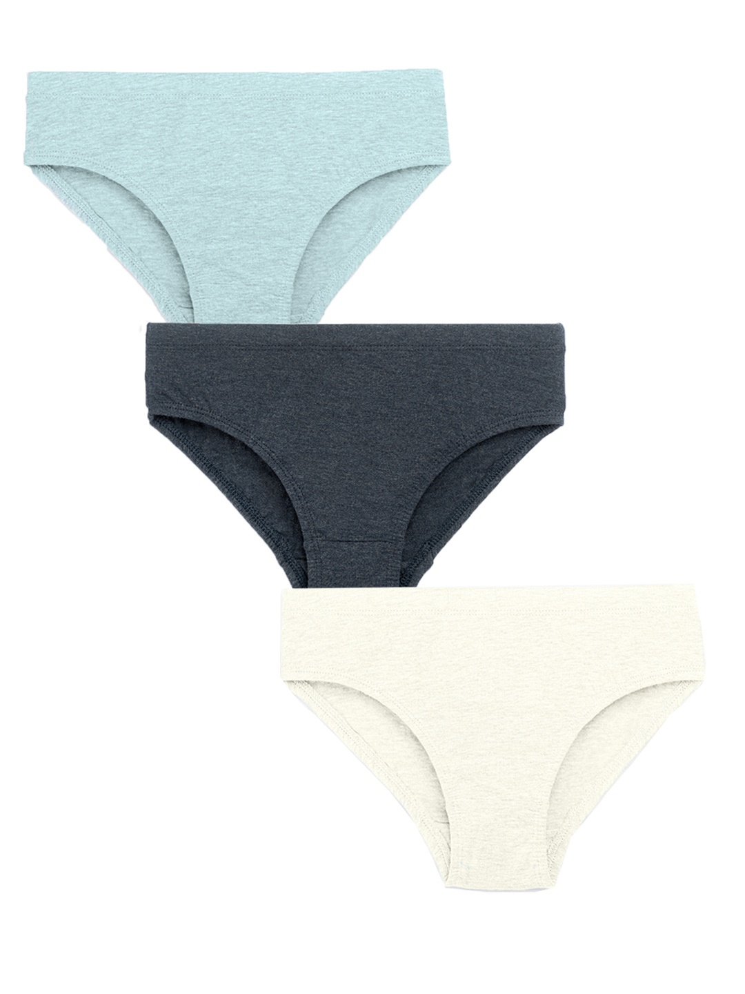 

Charm n Cherish Boys Pack Of 3 Pure Cotton Hipster Briefs BWBRI45, Navy blue