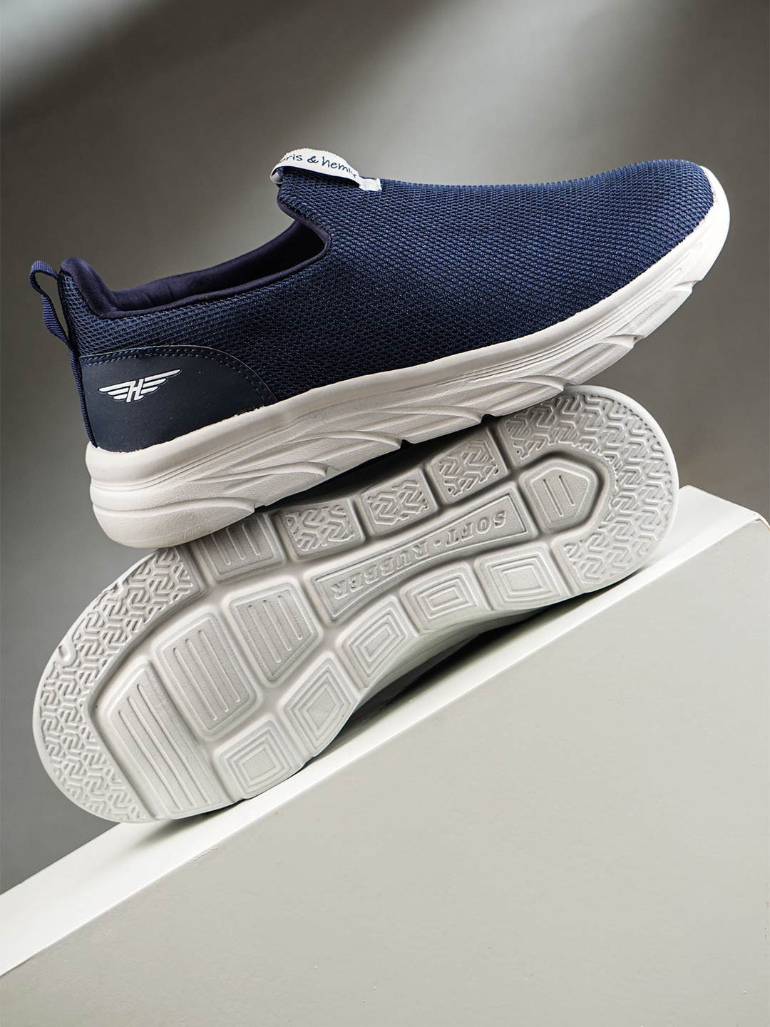 

Heris & Hemly Men Running Shoes, Navy blue