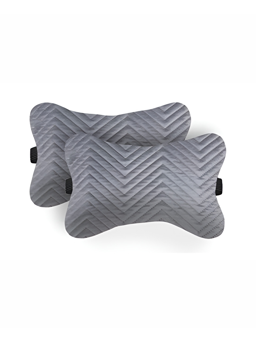 

Lushomes 2 Pieces Travel Neck Rest Pillow, Grey
