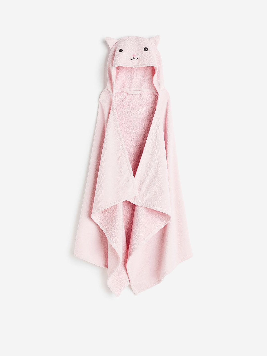 

H&M Girls Pure Cotton Hooded Bath Towel, Pink