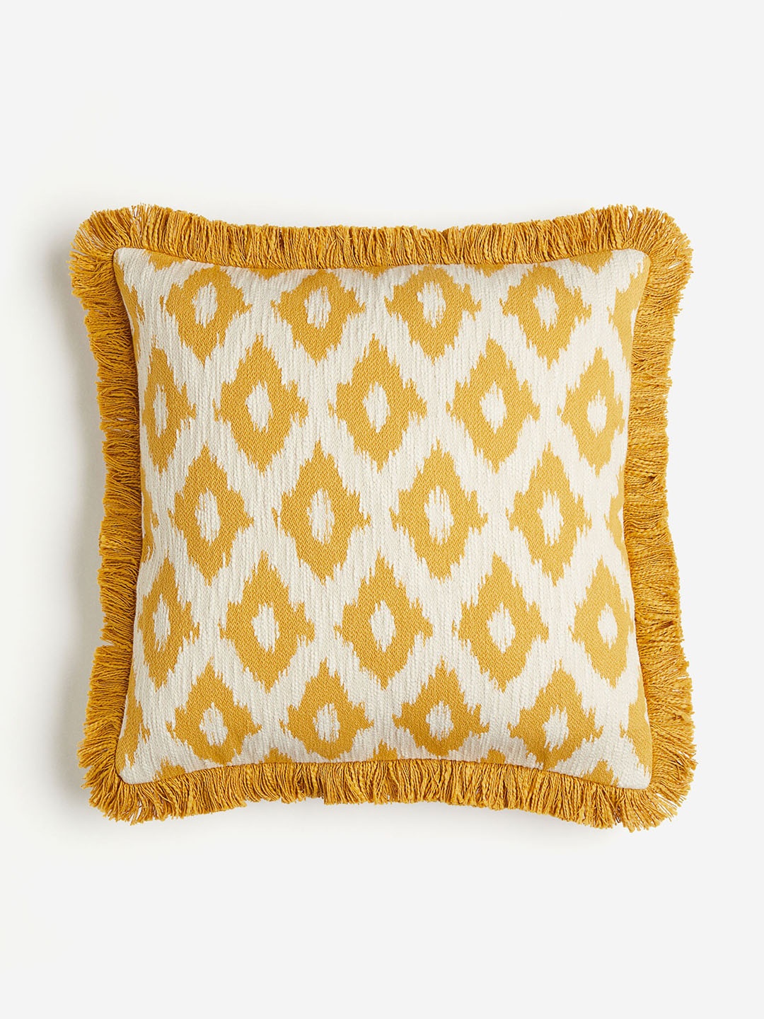 

H&M Yellow Jacquard-Weave Cushion Cover