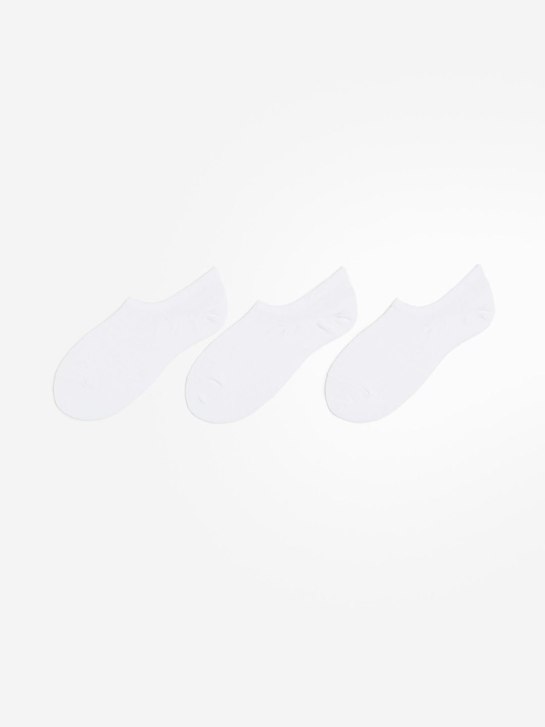 

H&M 3-Pack Liner Socks, White