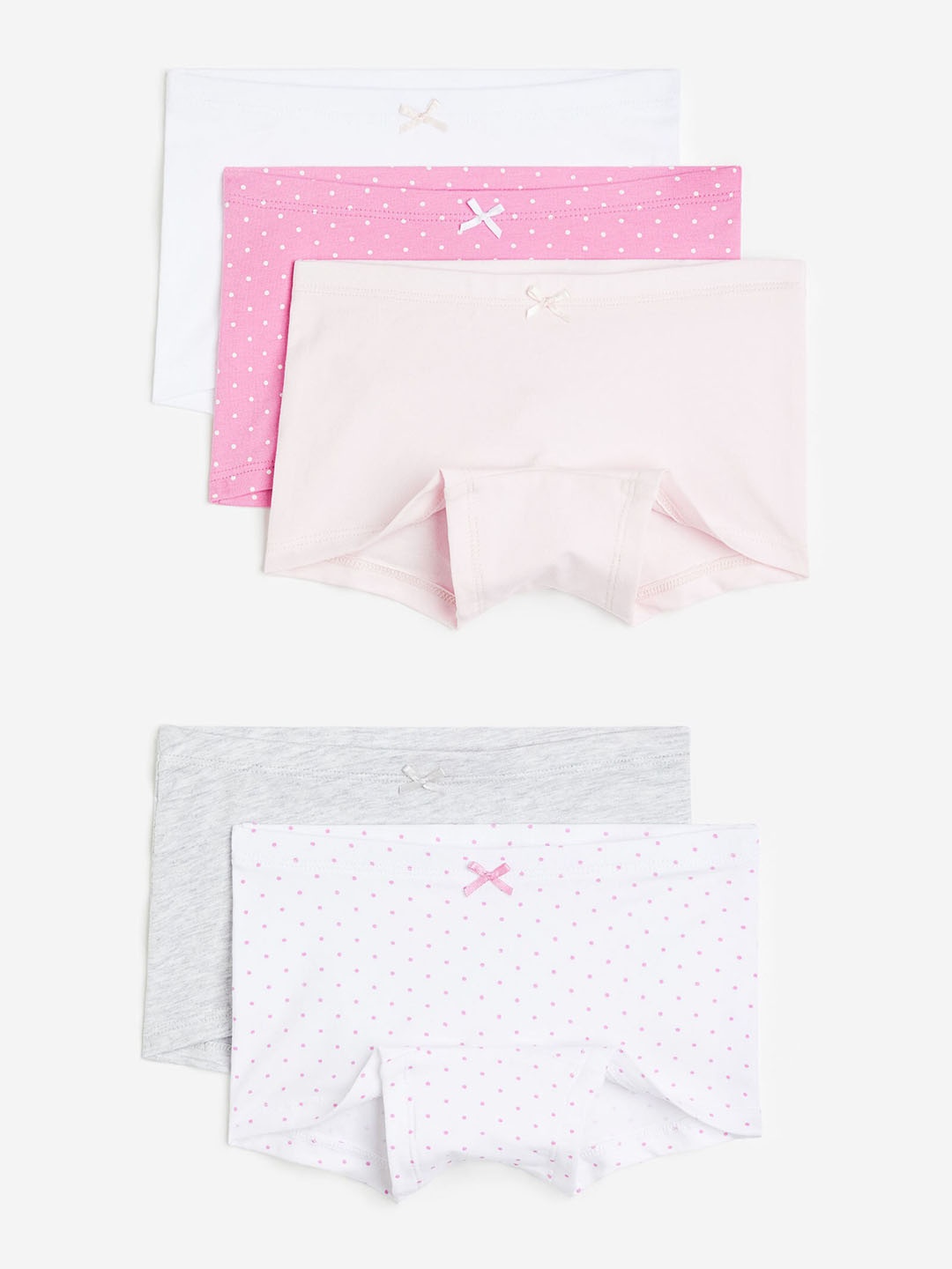 

H&M Girls 5-Pack Boxer Briefs 0688916148, Pink