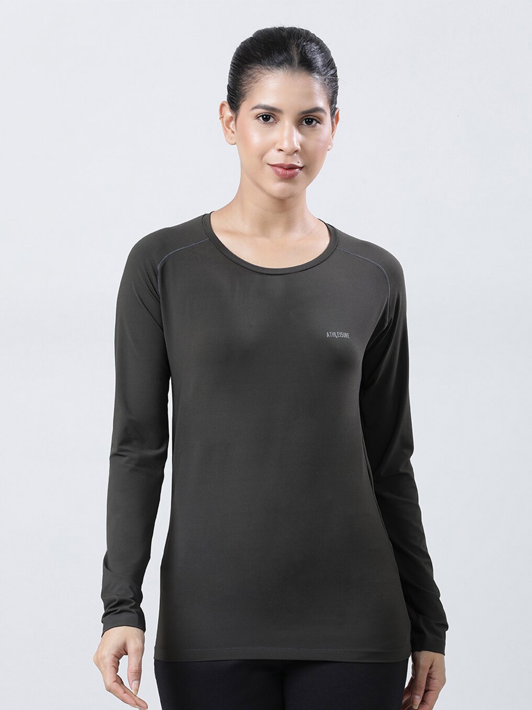 

Lovable Sport Round neck Full Sleeve Top, Black