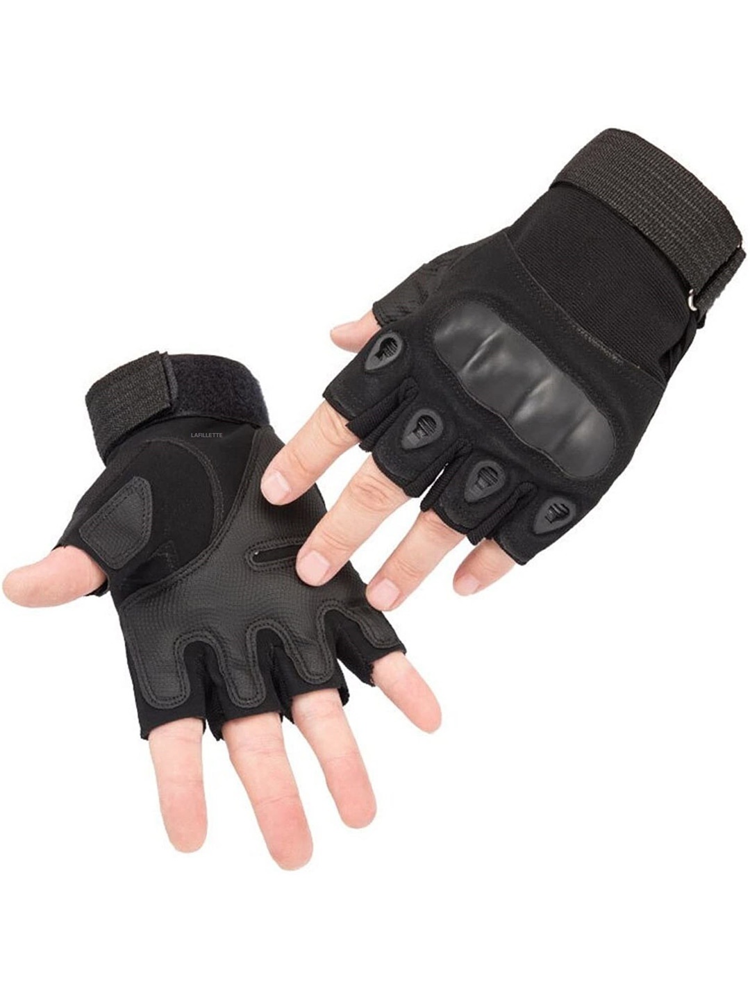 

BAESD Men Pack Of 2 Riding Gloves, Black
