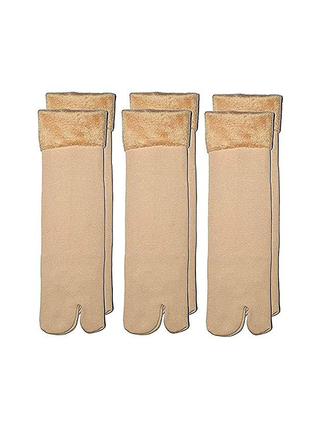 

BAESD Women Pack Of 3 Ankle Length Socks, Beige