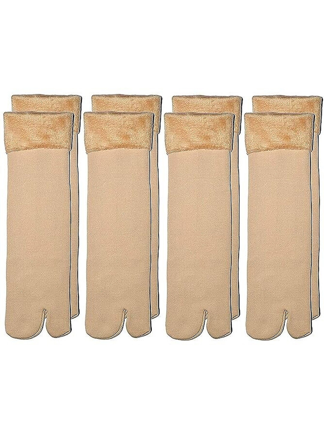 

BAESD Women Pack Of 4 Ankle Length Socks, Beige