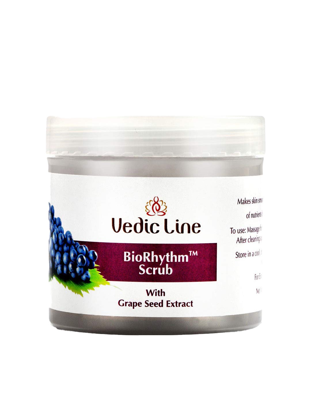 

Vedicline BioRhythm Face Scrub with Grape Seed Extract - 100 ml, White